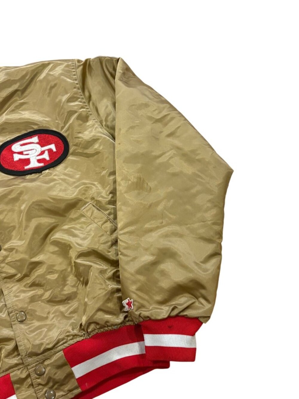 Vintage Starter San Francisco 49ers Authentic NFL Pro Line Satin Jacket Men's XL - Picture 6 of 8